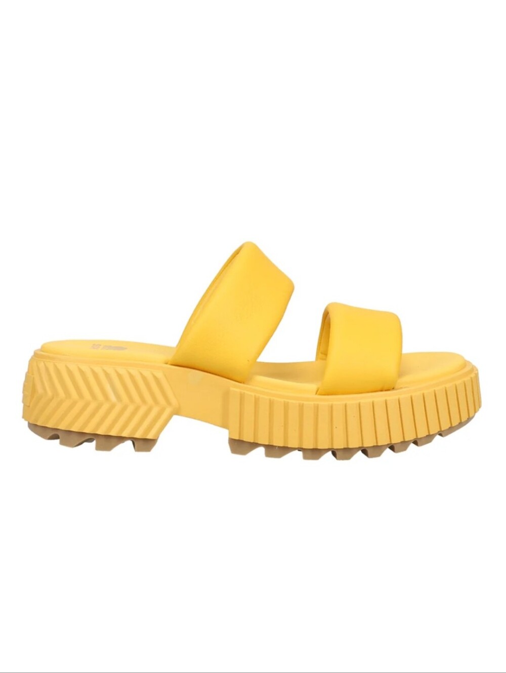 NWT Sorel Ona Streetworks Slide Mid Sandals - Yellow Ray -  8.5